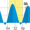 Tide chart for Hampton River entrance, Georgia on 2021/01/31