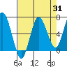 Tide chart for Rialto Beach, Washington on 2023/08/31
