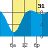 Tide chart for Shelter Bay, La Conner, Washington on 2021/08/31