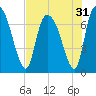 Tide chart for Little Back River, Hwy 17, Savannah River, South Carolina on 2022/07/31