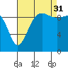 Tide chart for Hood Canal, Lofall, Washington on 2021/08/31