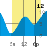 Tide chart for Willapa Bay, Nahcotta, Washington on 2023/08/12