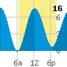 Tide chart for Beach Hammock, Georgia on 2022/08/16
