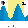 Tide chart for N Newport River (Daymark 119), Newport River, Georgia on 2021/07/31