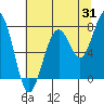Tide chart for Ocean Shores, Washington on 2023/07/31