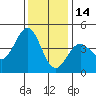 Tide chart for Harford Pier, Fisherman's Beach, San Luis Obispo Bay, California on 2021/12/14