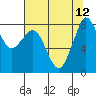 Tide chart for Strait of Georgia, Neptune Beach, Washington on 2021/08/12