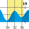 Tide chart for Municipal Pier, Santa Monica, California on 2023/08/19