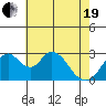 Tide chart for White Slough, Paradise Point, San Joaquin River, California on 2021/05/19