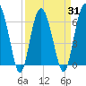 Tide chart for Daymark 135, South Newport River, Georgia on 2021/03/31