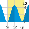 Tide chart for St. Simons Island, Georgia on 2021/08/12