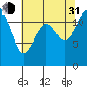 Tide chart for Steilacoom, Cormorant Passage, Washington on 2021/07/31