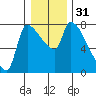 Tide chart for Stella, Columbia River, Washington on 2023/12/31