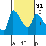 Tide chart for Stella, Columbia River, Washington on 2024/01/31