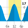Tide chart for Thomas Landing, S. Newport River, Georgia on 2021/01/17