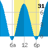 Tide chart for Thomas Landing, S. Newport River, Georgia on 2021/03/31