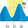 Tide chart for Thomas Landing, S. Newport River, Georgia on 2021/08/31