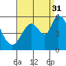 Tide chart for Petaluma Marina, California on 2021/08/31
