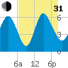 Tide chart for Wolf Island, Georgia on 2021/07/31