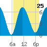 Tide chart for Wolf Island, Georgia on 2021/08/25