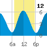 Tide chart for Wolf Island, Georgia on 2023/01/12