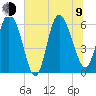 Tide chart for Wolf Island, Georgia on 2023/07/9