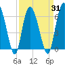Tide chart for Bradley Point, Bradley River, Georgia on 2021/03/31