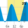 Tide chart for Bradley Point, Bradley River, Georgia on 2021/07/25