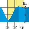 Tide chart for Yokeko Point, Dewey, Washington on 2021/08/31