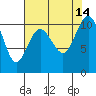 Tide chart for Zelatched Point, Dabob Bay, Washington on 2021/08/14