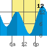 Tide chart for Drayton Passage, Devils Head, Washington on 2021/08/12