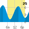 Tide chart for Distant Island, South Carolina on 2023/06/25