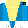 Tide chart for Dungeness, Washington on 2021/06/25