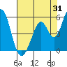 Tide chart for Edgerley Island, Delaware River, California on 2023/07/31